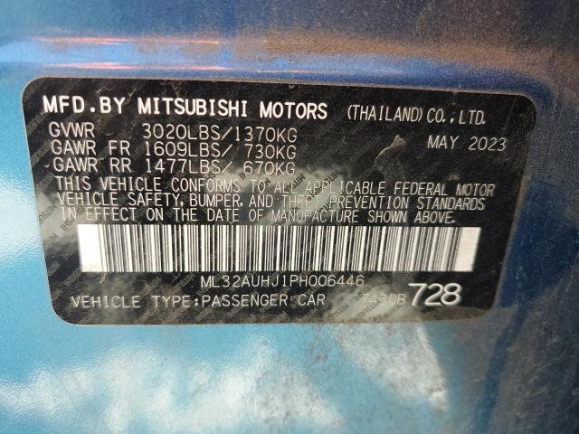 ML32AUHJ1PH006446 2023 Mitsubishi Mirage Es