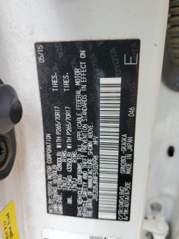 2015 Toyota 4Runner Sr5 VIN: JTEZU5JR4F5103998 Lot: 59658094