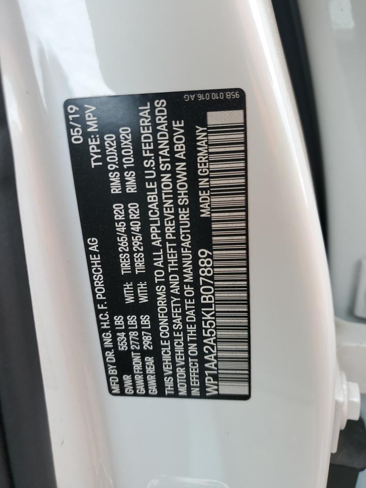 WP1AA2A55KLB07889 2019 Porsche Macan