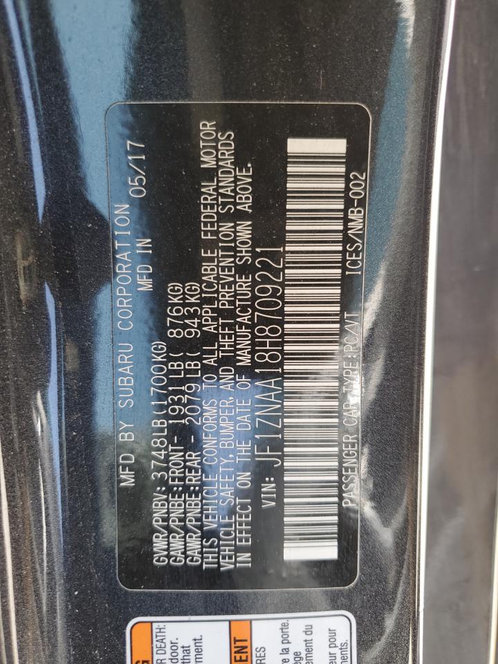 JF1ZNAA18H8709221 2017 Toyota 86 Base