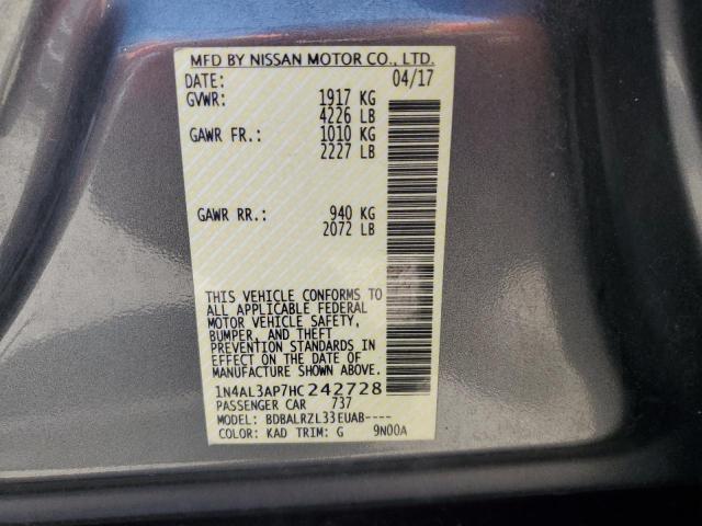 1N4AL3AP7HC242728 2017 NISSAN ALTIMA - Image 12