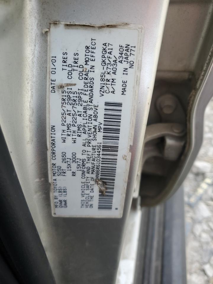 JT3HN86R610344561 2001 Toyota 4Runner Sr5