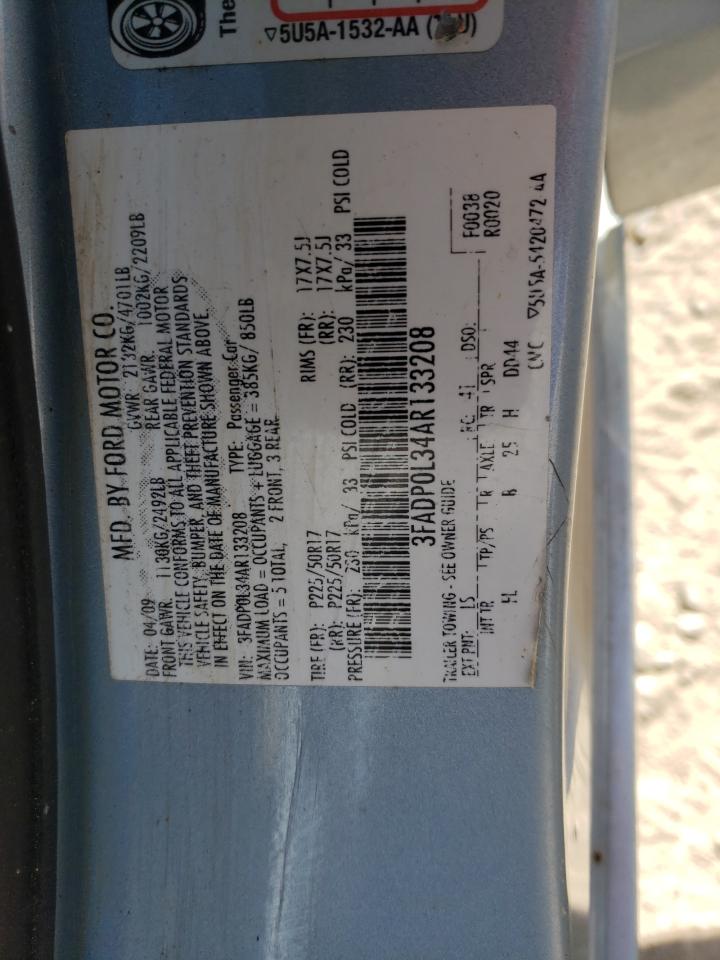 3FADP0L34AR133208 2010 Ford Fusion Hybrid