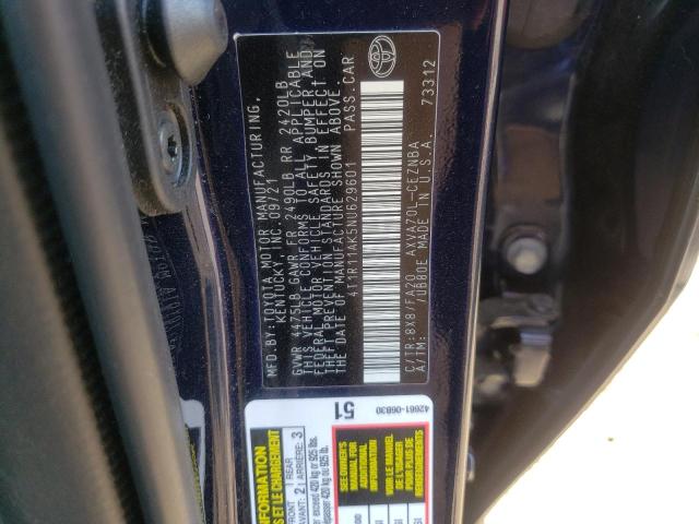 VIN 4T1R11AK5NU629601 2022 Toyota Camry, LE no.12