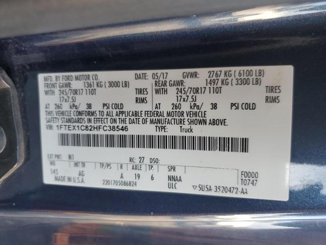 1FTEX1C82HFC38546 2017 FORD F-150 - Image 12