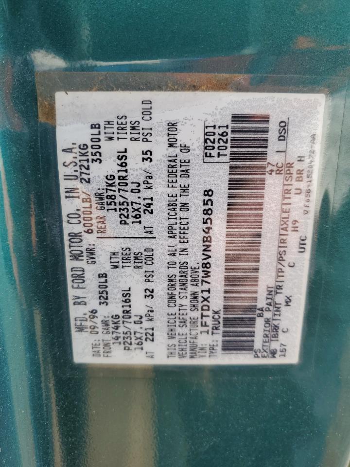 1FTDX17W8VNB45858 1997 Ford F150