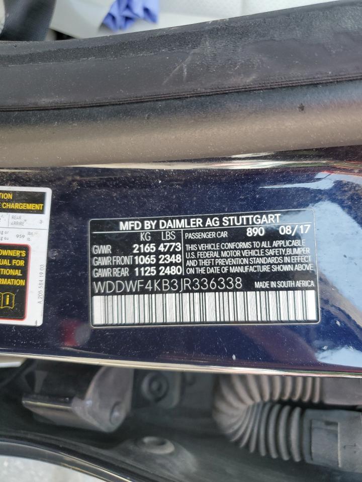 WDDWF4KB3JR336338 2018 Mercedes-Benz C 300 4Matic