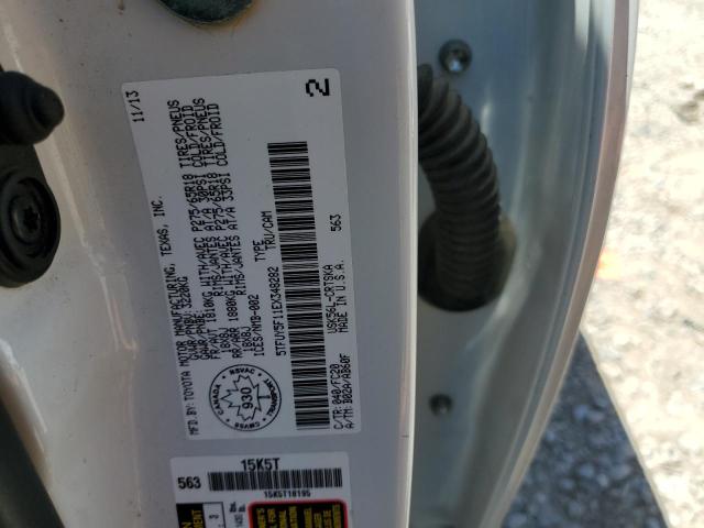 2014 Toyota Tundra Double Cab Sr/Sr5 VIN: 5TFUY5F11EX348282 Lot: 57479084