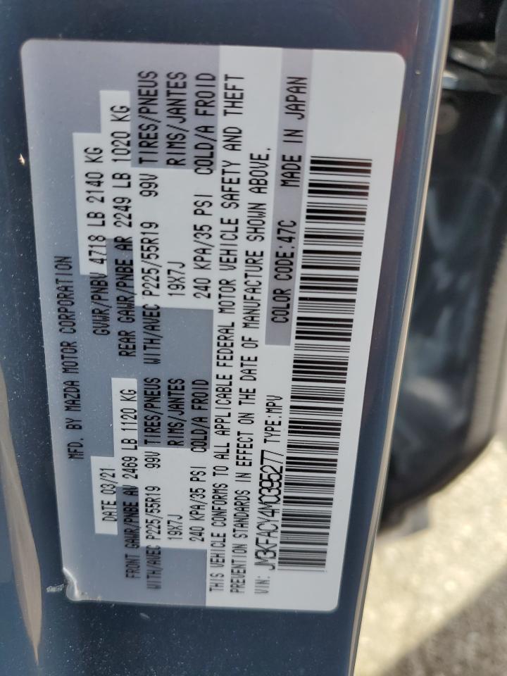 JM3KFACY4M0395277 2021 Mazda Cx-5 Touring