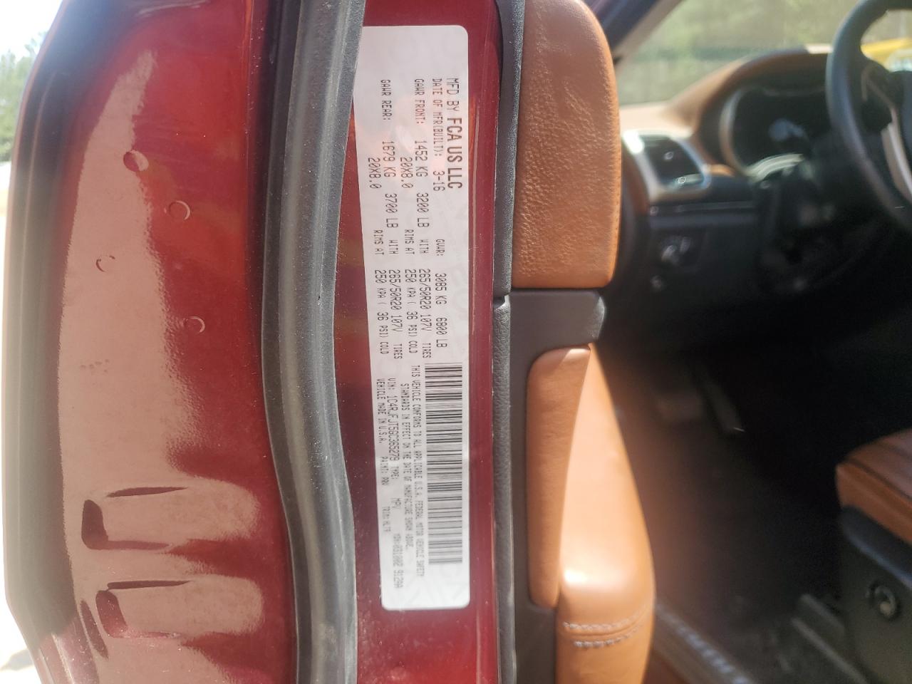 1C4RJFJT5GC365279 2016 Jeep Grand Cherokee Summit