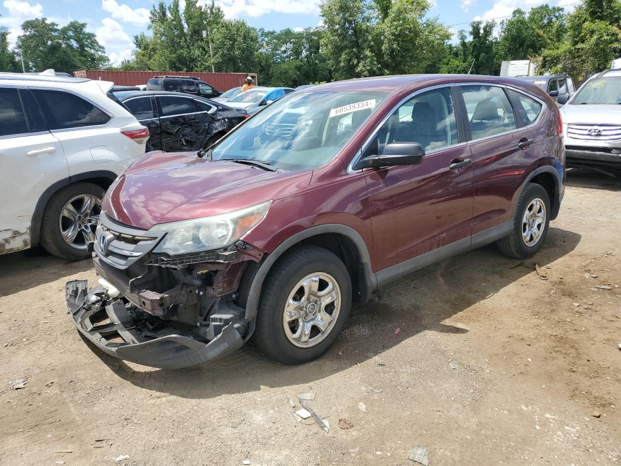 5J6RM4H31EL059057 2014 Honda Cr-V Lx