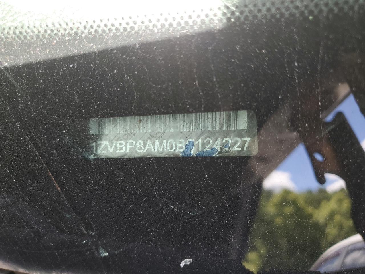 1ZVBP8AM0B5124227 2011 Ford Mustang