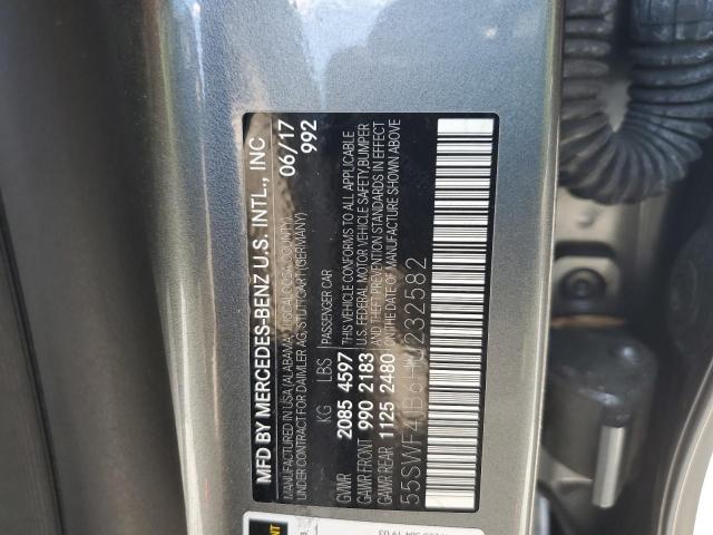 55SWF4JB6HU232582 2017 MERCEDES-BENZ C CLASS - Image 12