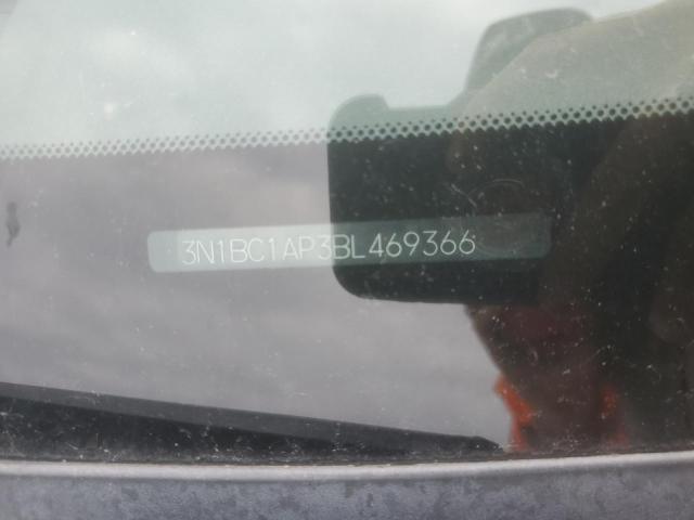 2011 Nissan Versa S VIN: 3N1BC1AP3BL469366 Lot: 57965274