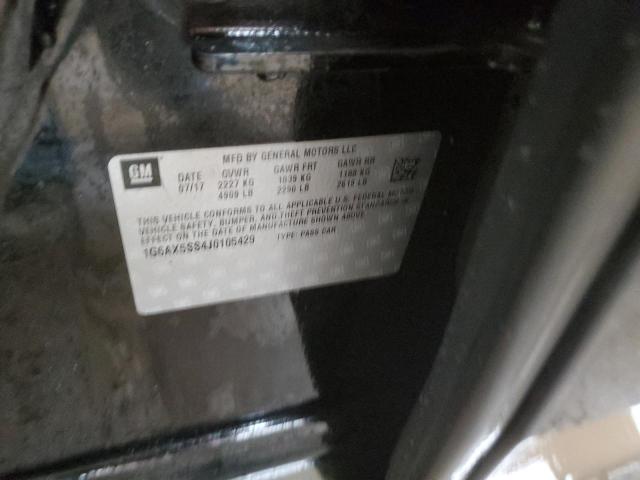 2018 Cadillac Cts Luxury VIN: 1G6AX5SS4J0105429 Lot: 58777454