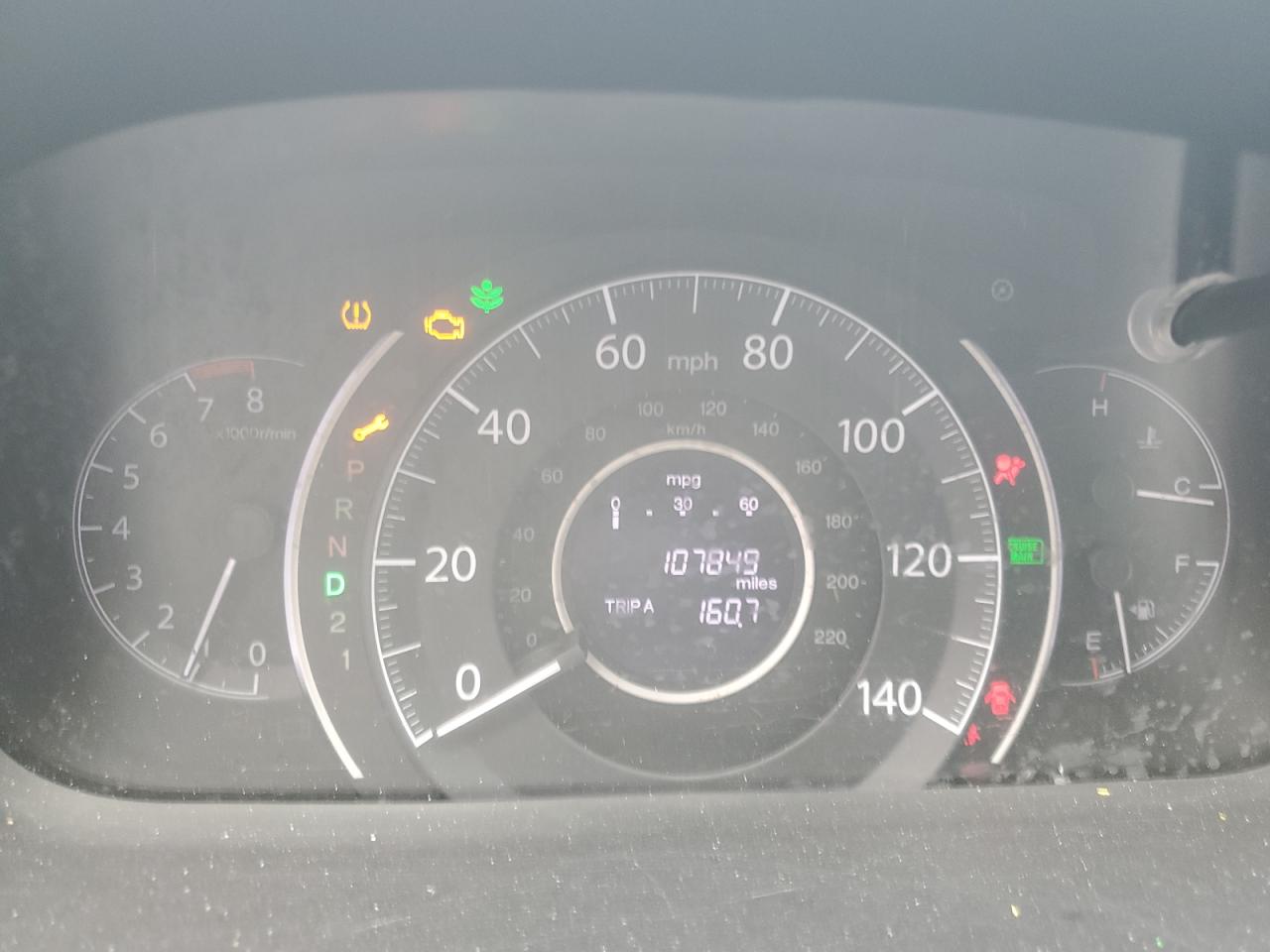 2HKRM4H58DH605315 2013 Honda Cr-V Ex