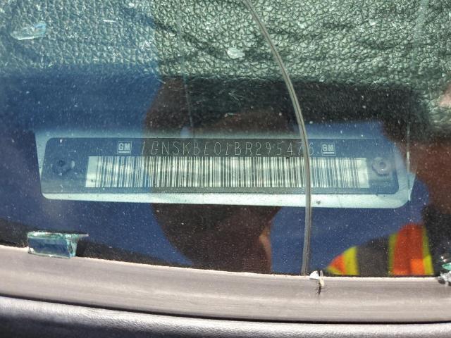 2011 Chevrolet Tahoe K1500 Lt VIN: 1GNSKBE01BR295476 Lot: 56946804