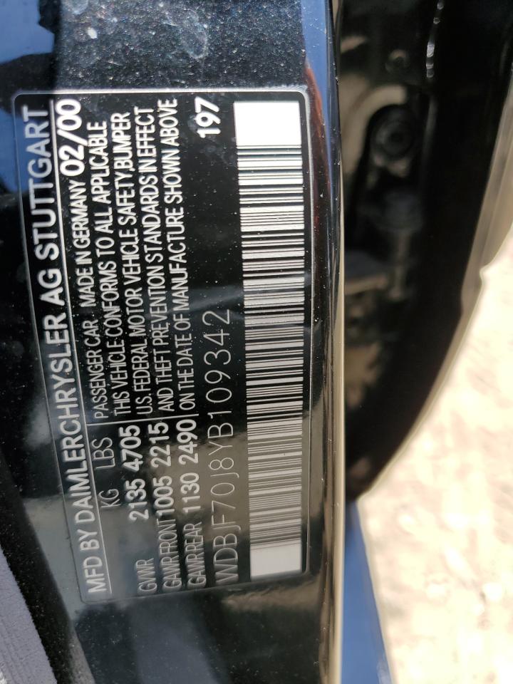 WDBJF70J8YB109342 2000 Mercedes-Benz E 430