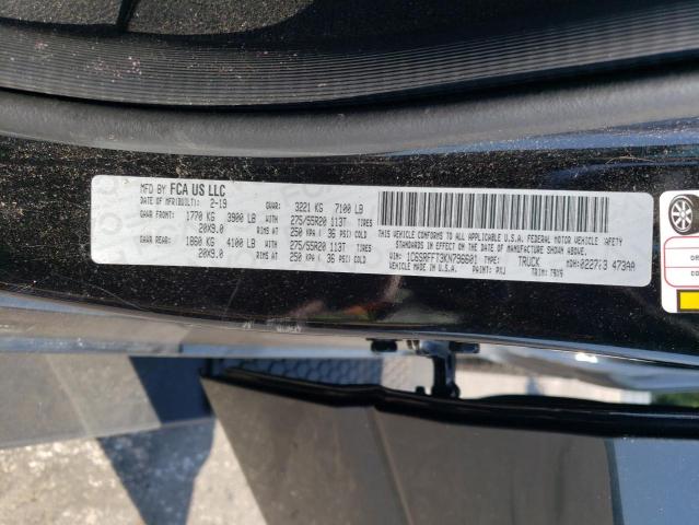 2019 RAM 1500 BIG H - 1C6SRFFT3KN796601