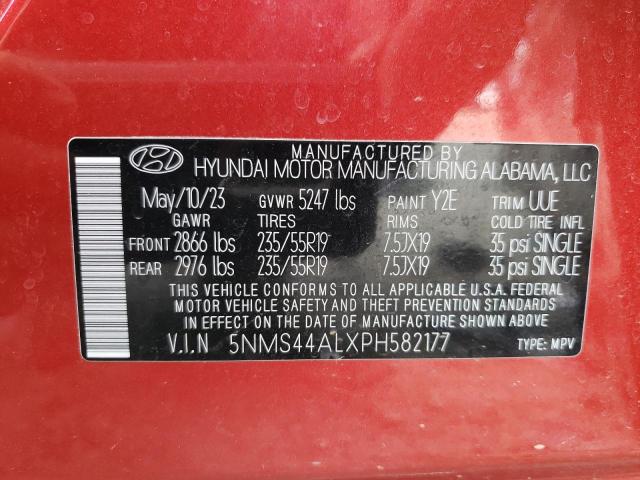 2023 HYUNDAI SANTA FE L - 5NMS44ALXPH582177