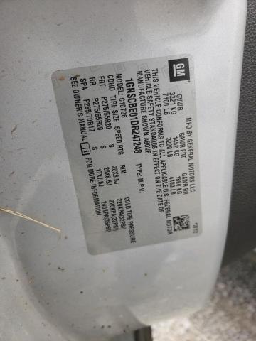 2013 Chevrolet Tahoe C1500 Lt VIN: 1GNSCBE01DR247248 Lot: 58823564