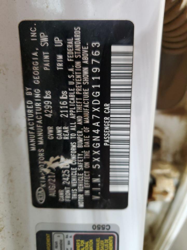 5XXGN4A7XDG119763 2013 Kia Optima Ex