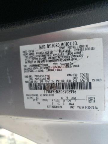 2013 Ford Mustang VIN: 1ZVBP8EM8D5203996 Lot: 60274834