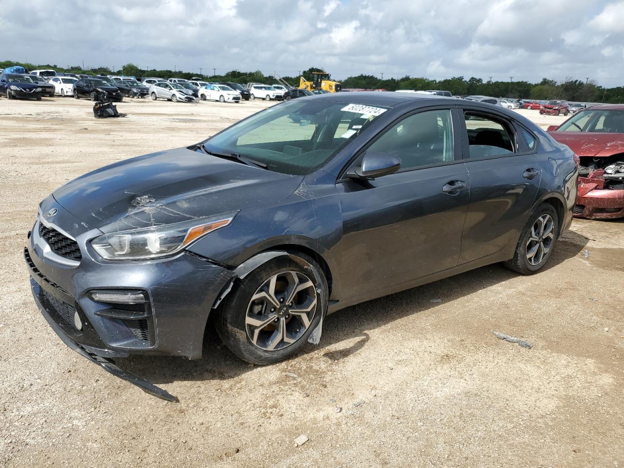 KIA FORTE FE 2021 gray  gas 3KPF24AD2ME320463 photo #1