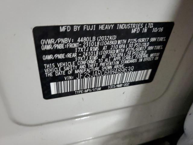 2017 Subaru Forester 2.5I Limited VIN: JF2SJARC6HH489639 Lot: 58503524