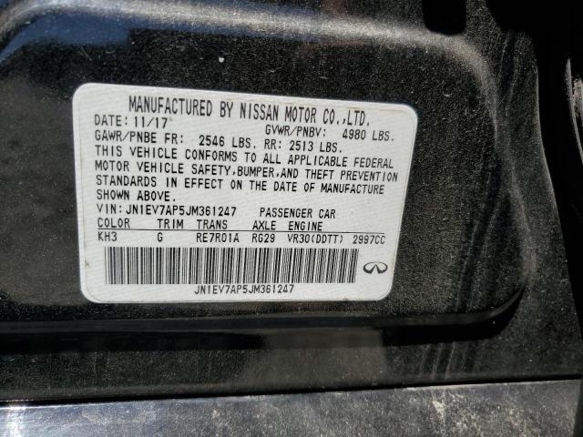 2018 INFINITI Q50 LUXE - JN1EV7AP5JM361247