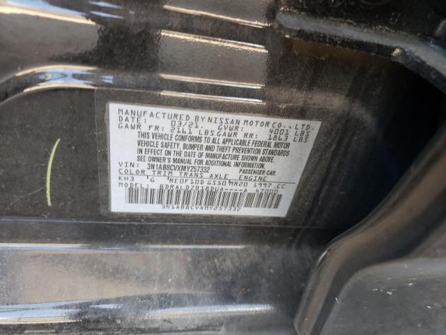 2021 Nissan Sentra Sv VIN: 3N1AB8CVXMY257332 Lot: 60712184