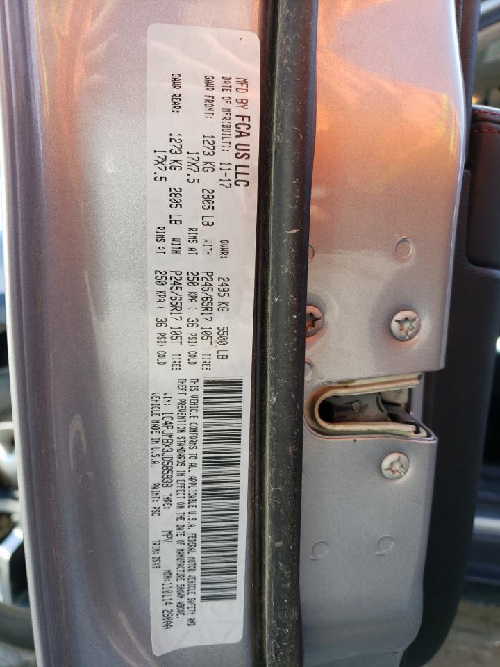 1C4PJMBX3JD585938 2018 Jeep Cherokee Trailhawk