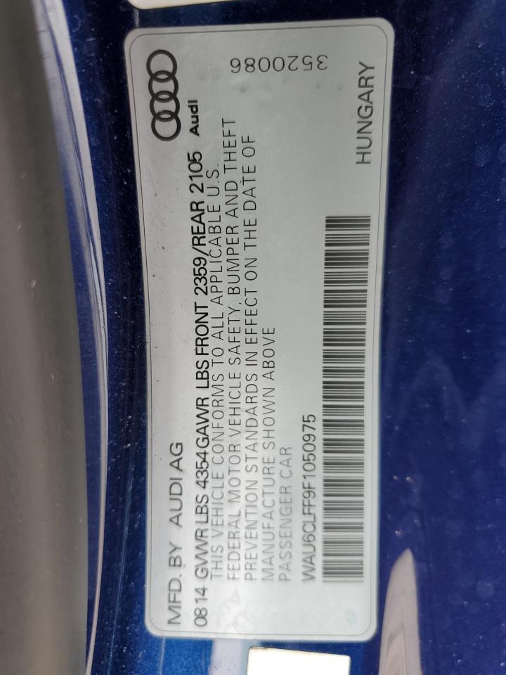 WAU6CLFF9F1050975 2015 Audi A3 Premium