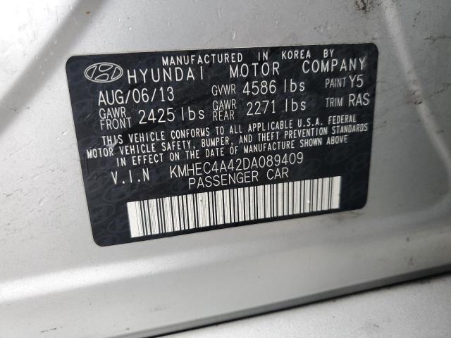 2013 Hyundai Sonata Hybrid VIN: KMHEC4A42DA089409 Lot: 60929164