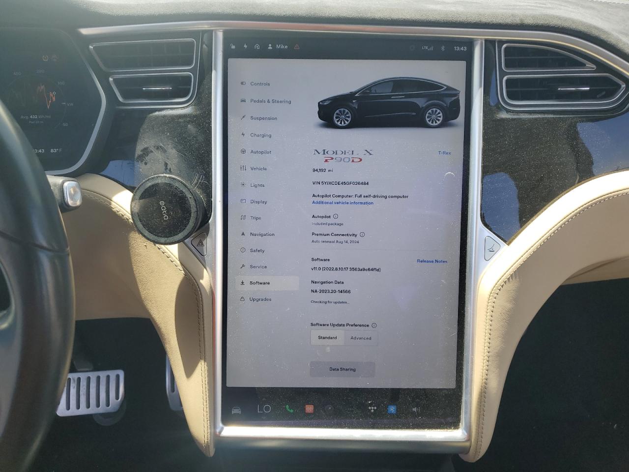 5YJXCDE45GF026484 2016 Tesla Model X