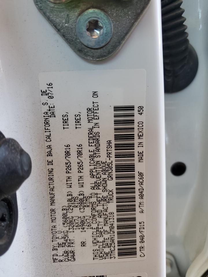 3TMCZ5AN1GM041318 2016 Toyota Tacoma Double Cab