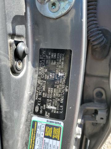 2011 Kia Soul + VIN: KNDJT2A24B7340432 Lot: 57122374