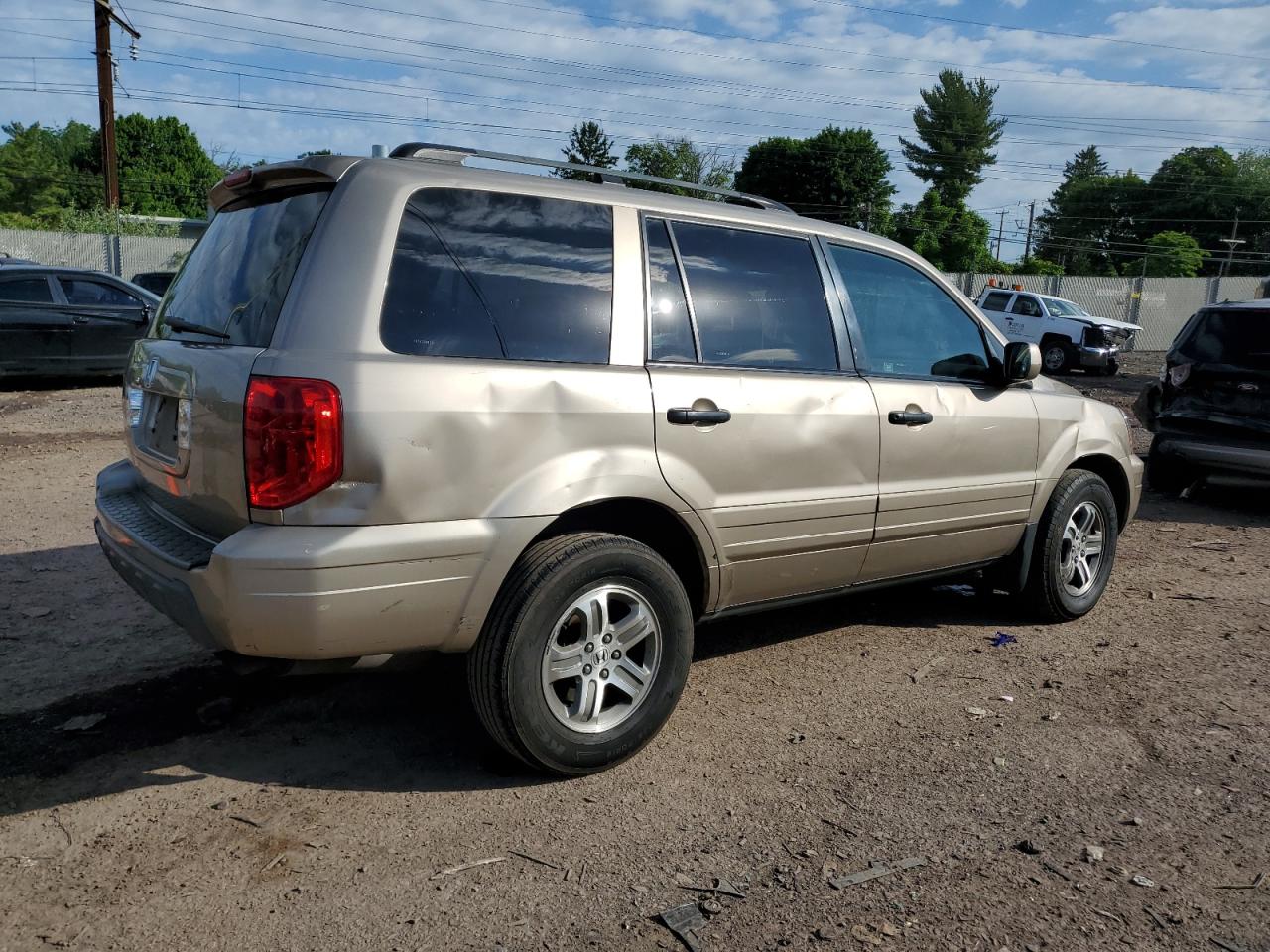 2HKYF18544H533873 2004 Honda Pilot Exl