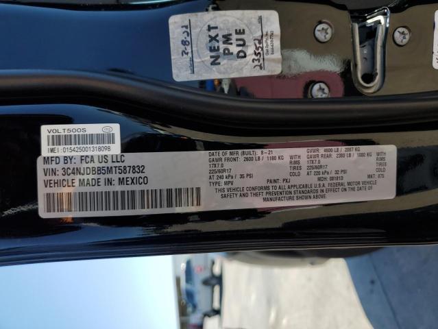 2021 Jeep Compass Latitude VIN: 3C4NJDBB5MT587832 Lot: 58261944