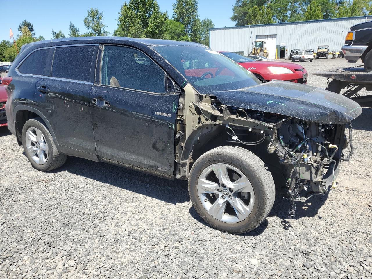 5TDDGRFH2JS046619 2018 Toyota Highlander Hybrid Limited