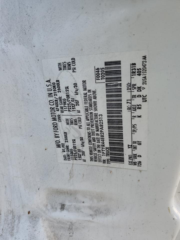 1FTYR44E82PA82513 2002 Ford Ranger Super Cab