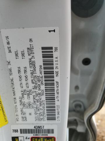 2016 Toyota Tacoma Double Cab VIN: 5TFDZ5BNXGX012672 Lot: 57236584