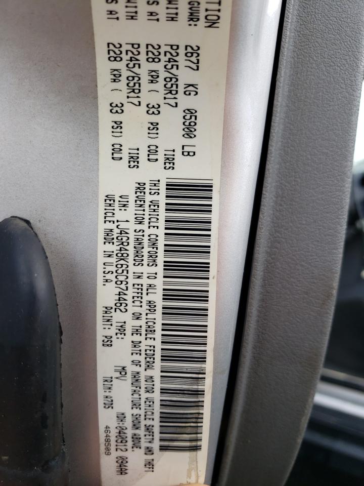 1J4GR48K65C674462 2005 Jeep Grand Cherokee Laredo