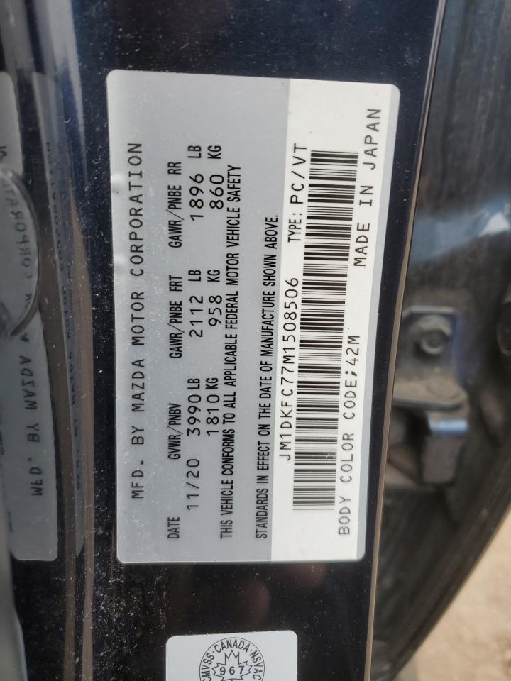 JM1DKFC77M1508506 2021 Mazda Cx-3 Touring