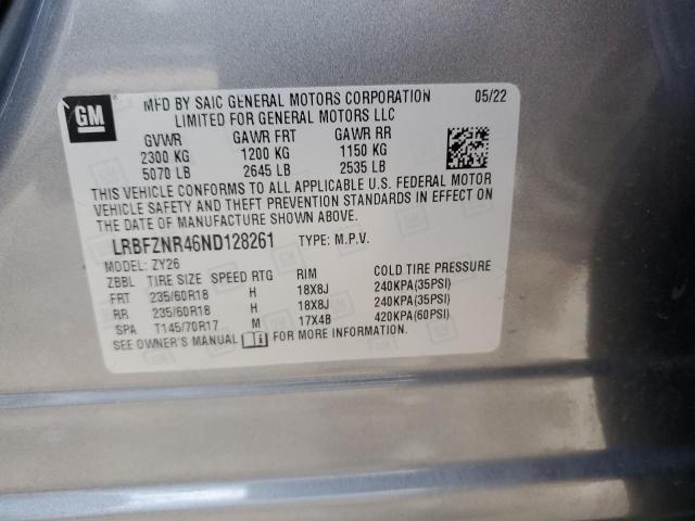 2022 Buick Envision Essence VIN: LRBFZNR46ND128261 Lot: 57917494