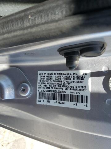 2003 Honda Element Ex VIN: 5J6YH18513L008395 Lot: 60702764