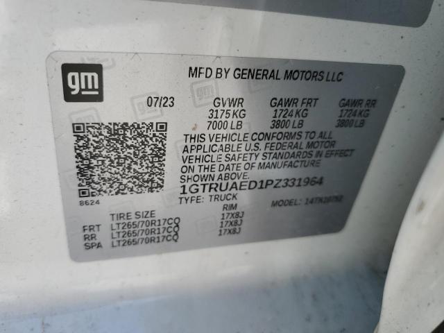 2023 GMC SIERRA K15 1GTRUAED1PZ331964  59316234