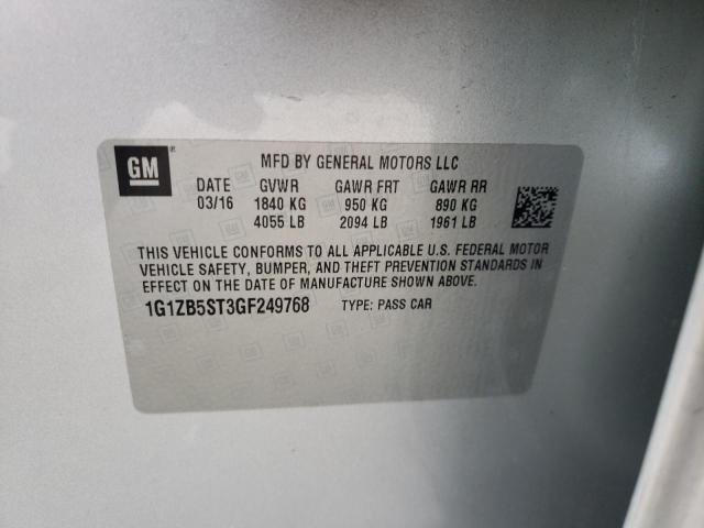 1G1ZB5ST3GF249768 2016 CHEVROLET MALIBU - Image 12