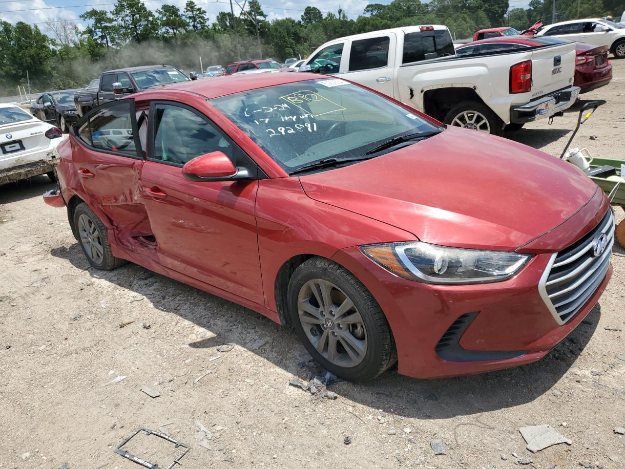 2018 Hyundai Elantra Sel vin: 5NPD84LF8JH292891