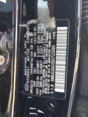 2013 Hyundai Tucson Gls VIN: KM8JU3AC0DU722680 Lot: 60284354